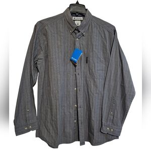 Columbia NWT button up mens long sleeve shirt